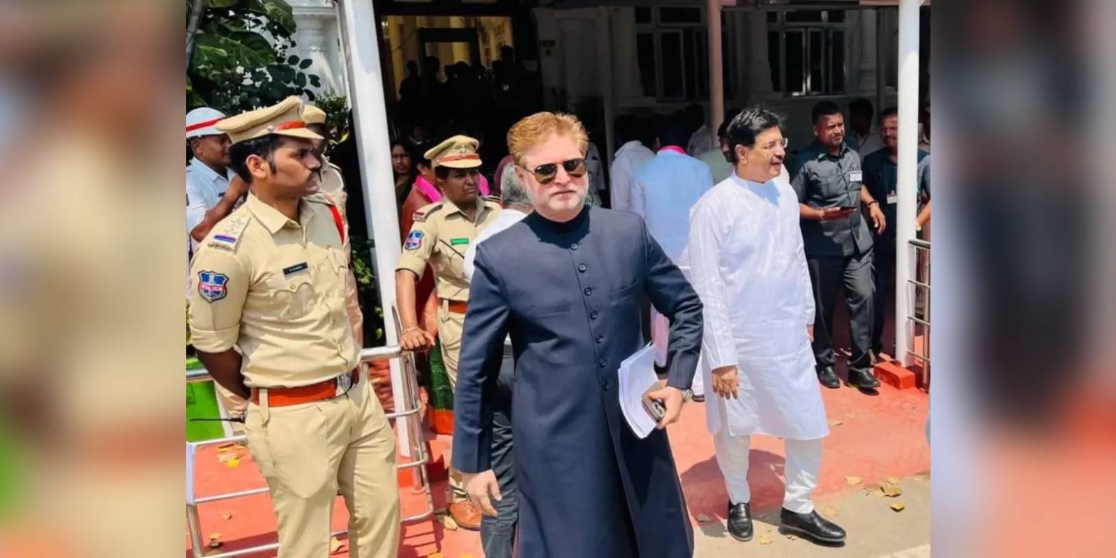 AIMIM is fielding Mirza Riyaz Ul Hasan Effendi