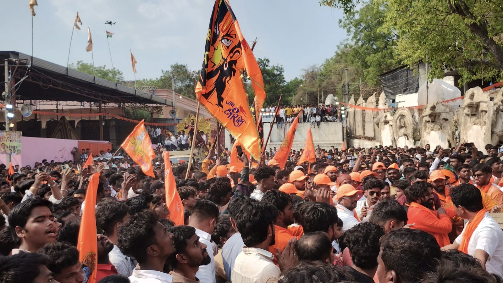 Hyderabad Shobha Yatra: Noise violations and communal rhetoric dominate BJP MLA Raja Singh’s annual procession