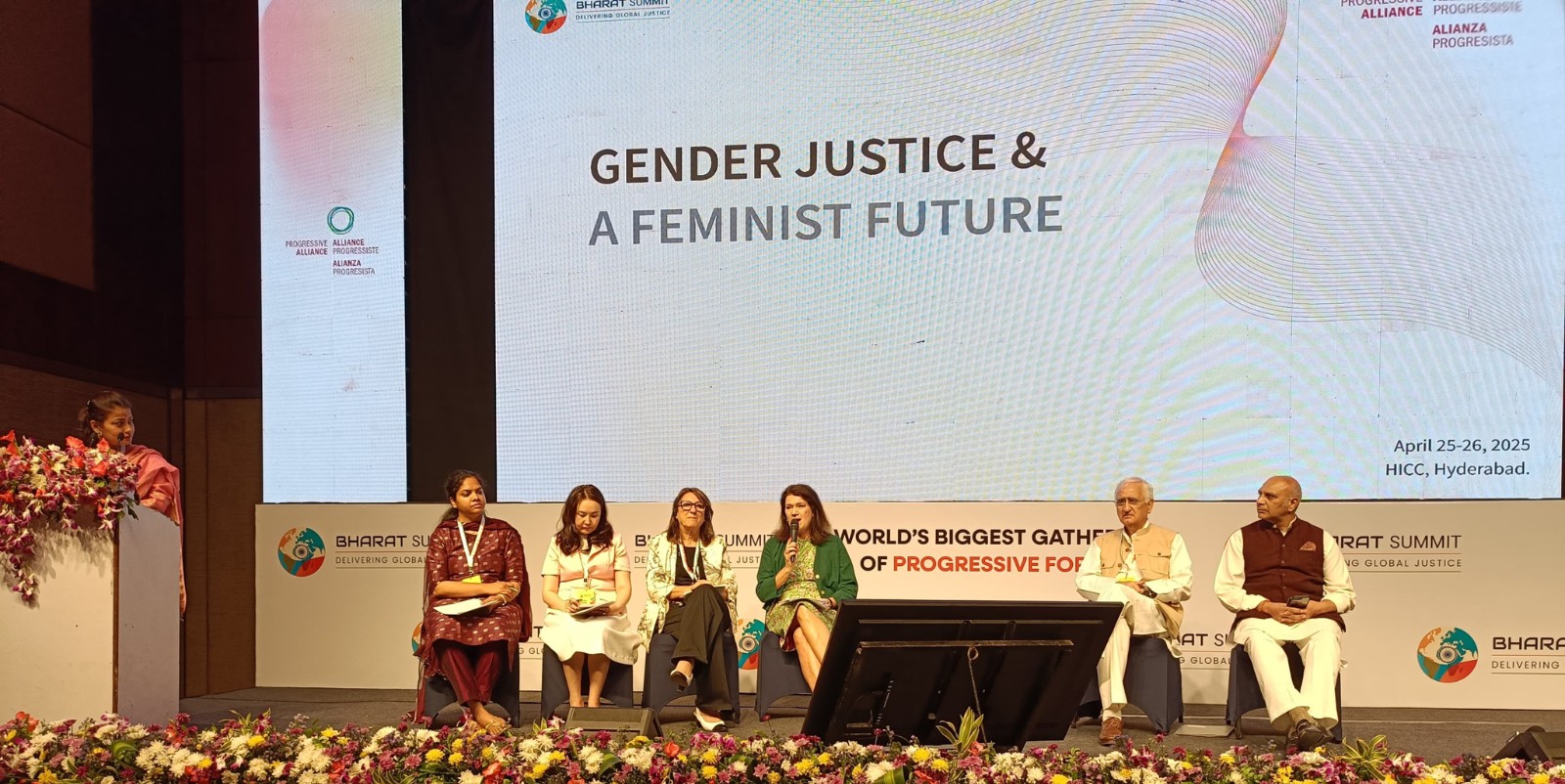 Gender Justice and a Feminist Future panel at Bharat Summit 2025