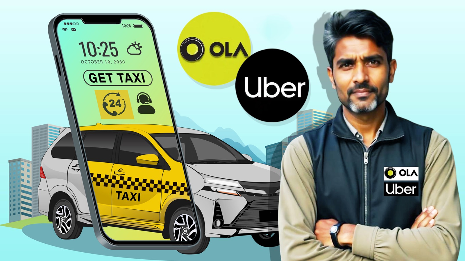 Many Ola and Uber drivers claimed that there were no offices to redress their grievances.
