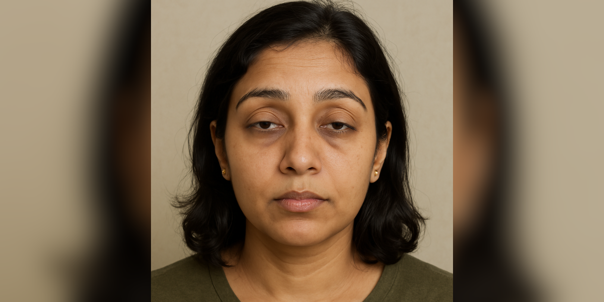 Droopy eyelids or Baggy eyes? (AI generated image)