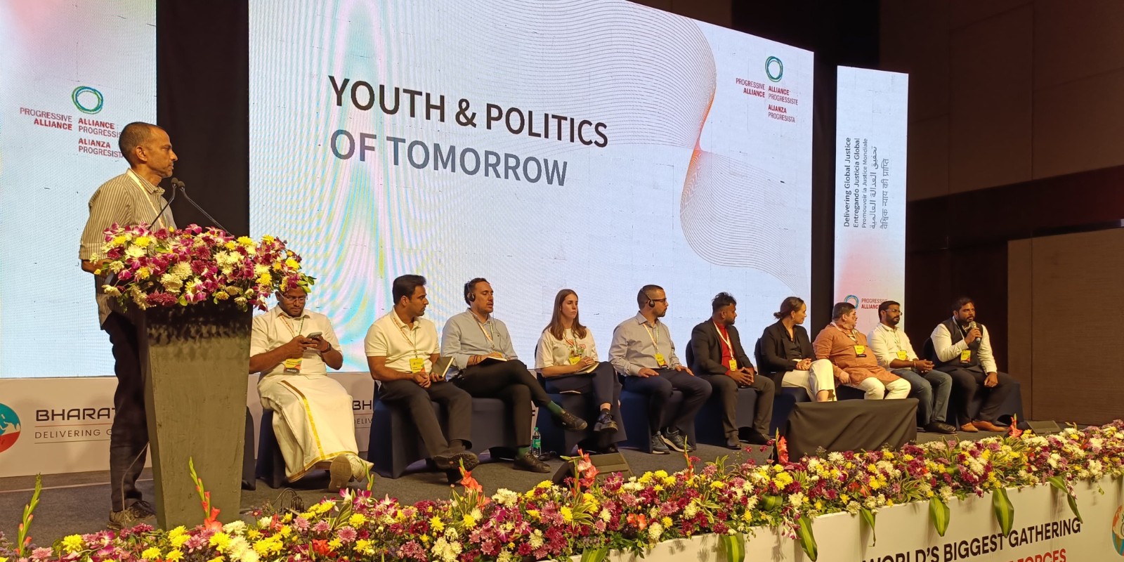 Youth and Politics of Tomorrow panel at Bharat Summit 2025