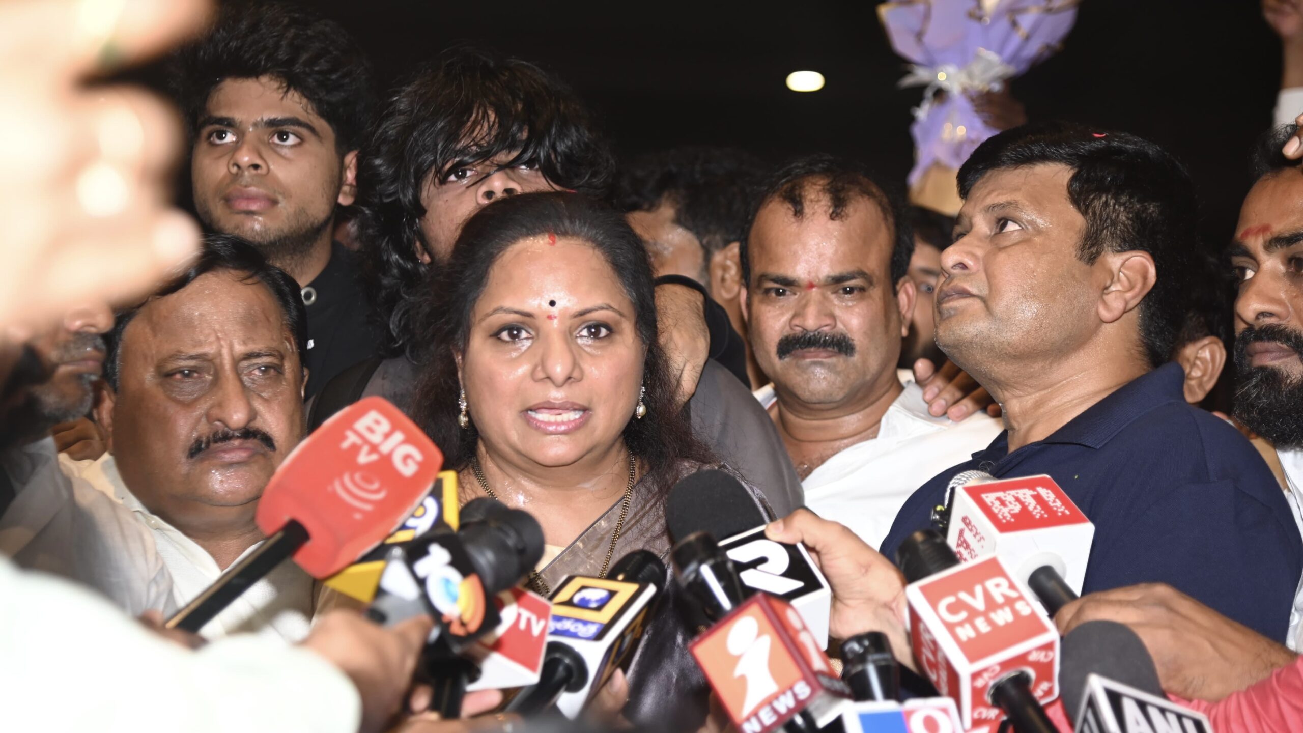 BRS MLC Kavitha confirms writing letter to her father KCR, says ‘demons surround him’