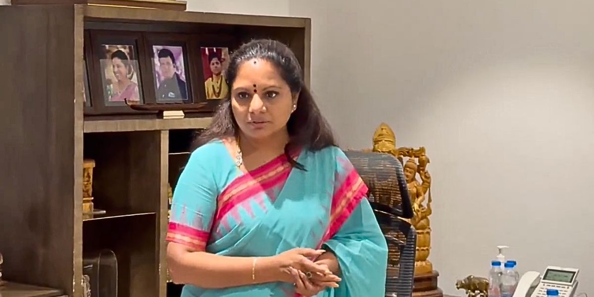 BRS MLC K Kavitha.