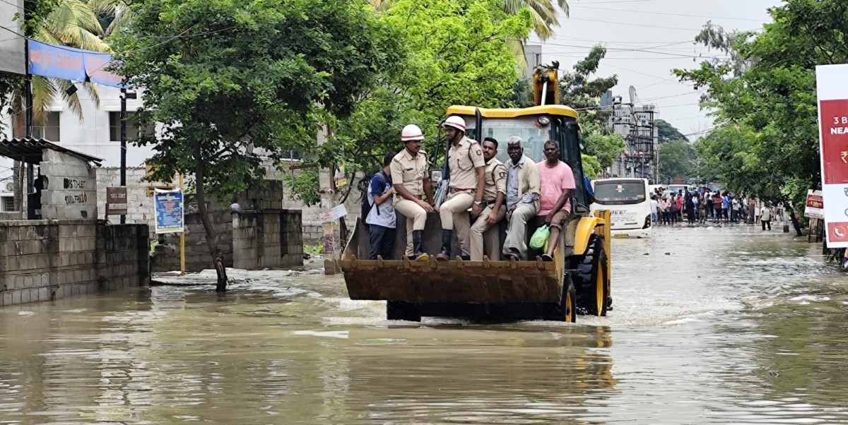 Bengaluru floods following heavy rains