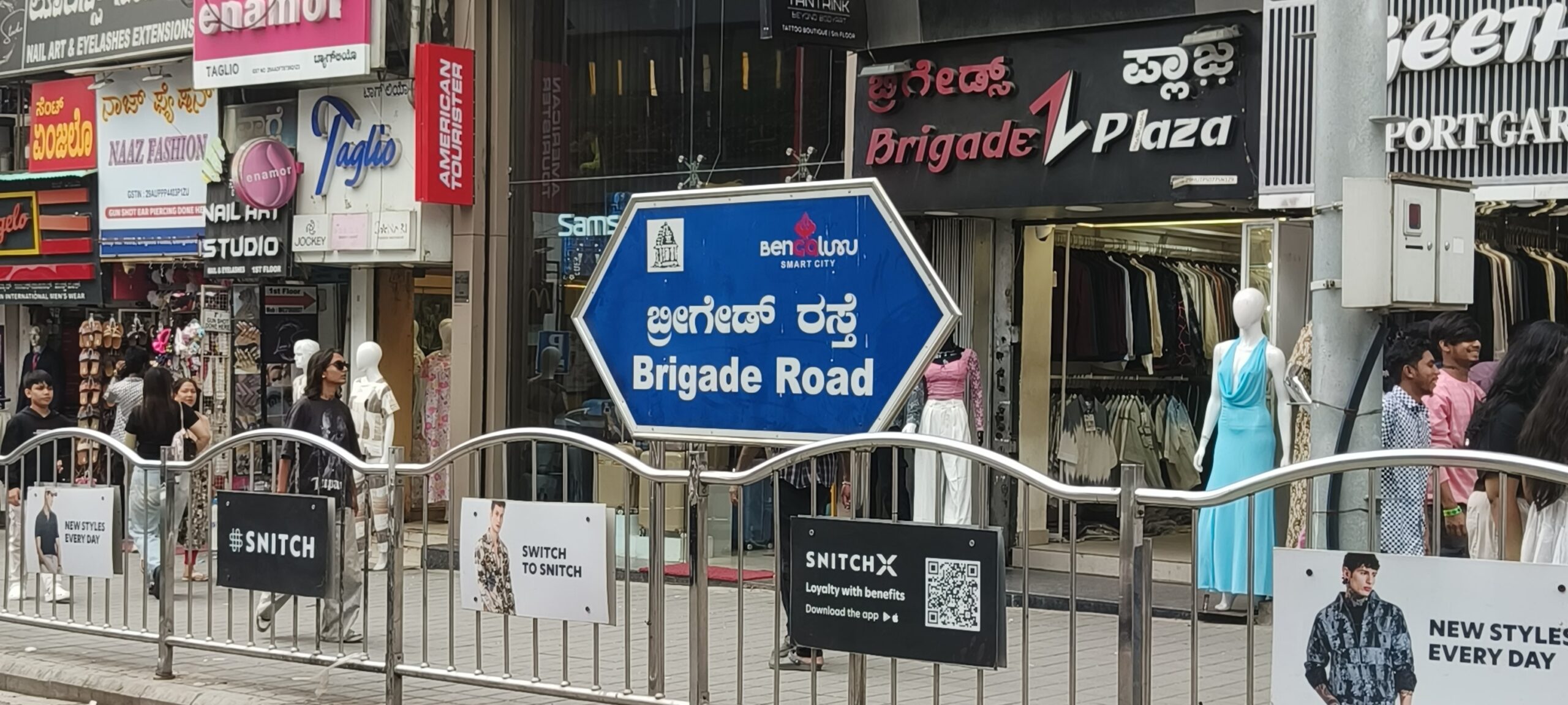 Brigade Road, a bustling commercial area in the heart of the city, derived its name from the once military presence.
