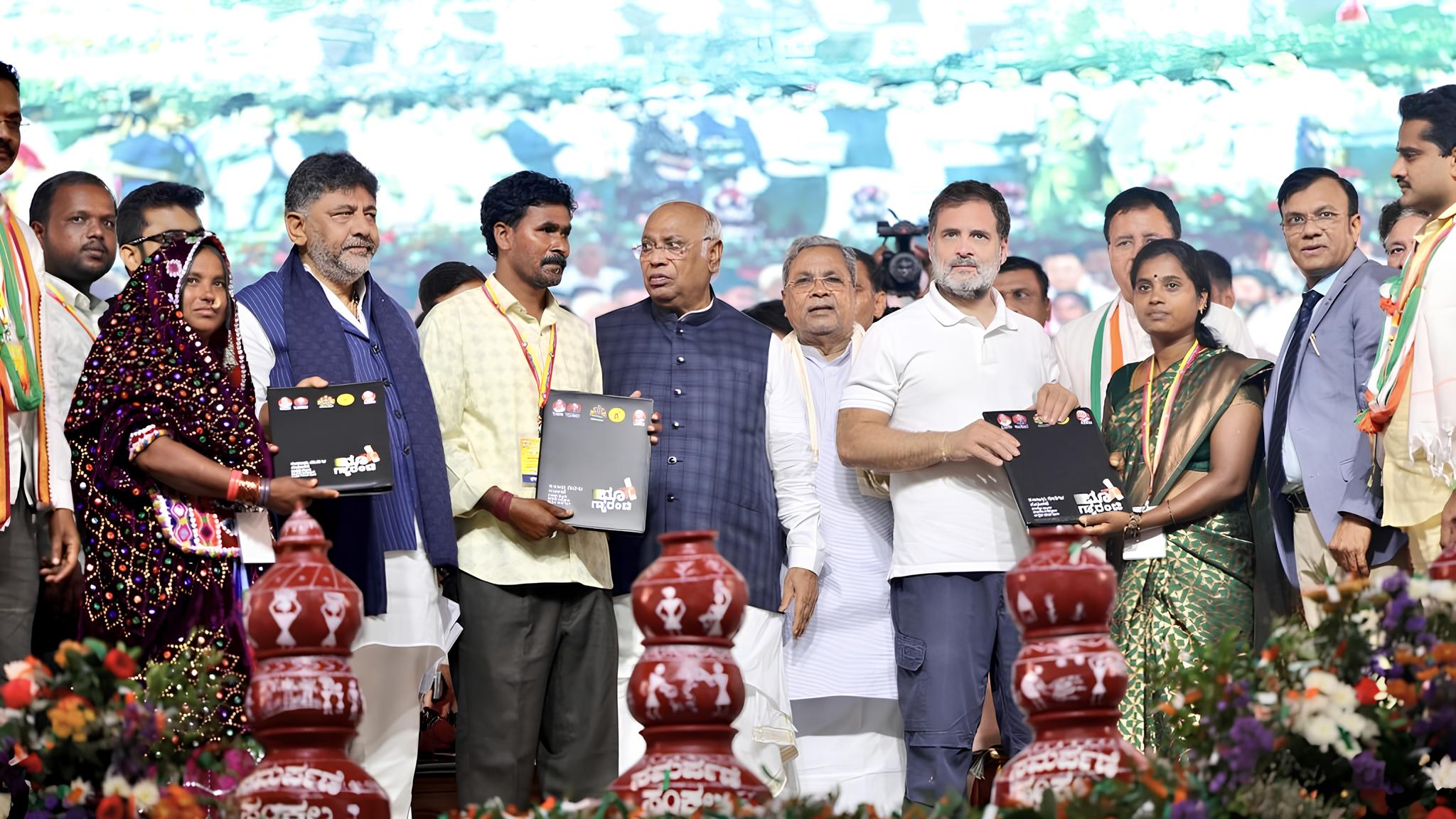 ‘Guarantees are not populist, they are justice’: Congress marks two years in Karnataka with launch of Bhoo Guarantee
