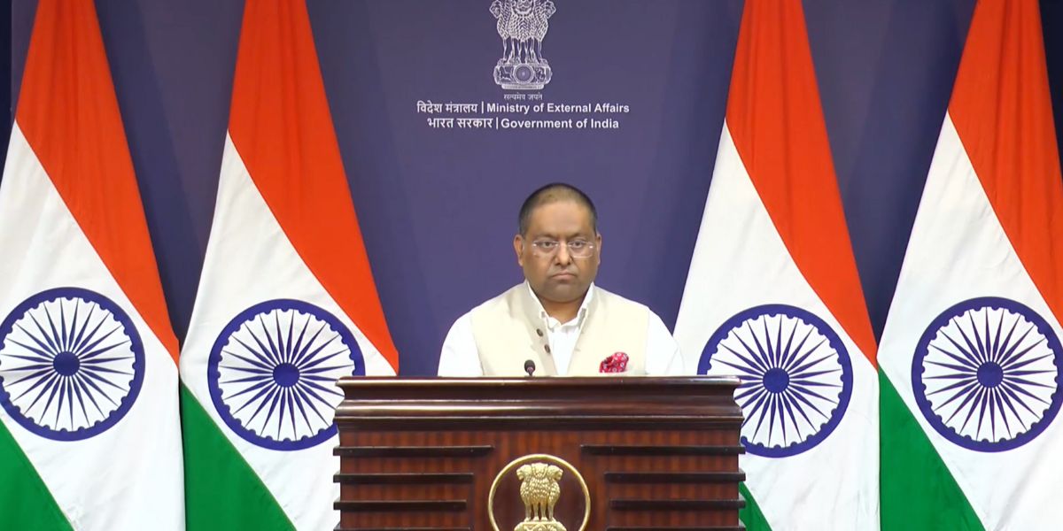 Ministry of External Affairs (MEA) Official Spokesperson Randhir Jaiswal.