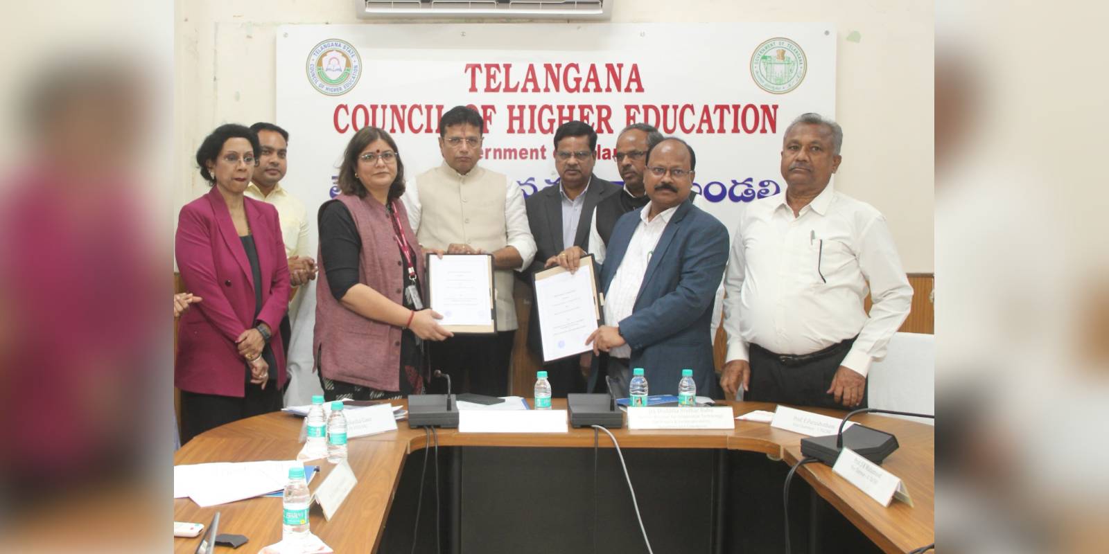 Telangana Council of Higher Education and NASSCOM sign MoU