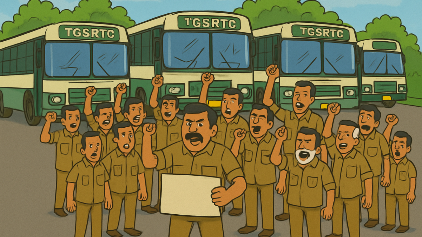 TGSRTC employees to go on strike if demands unmet by 7 May