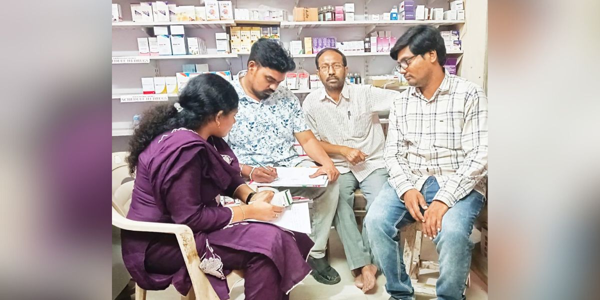 Telangana DCA officials seized Ayurvedic syrup.