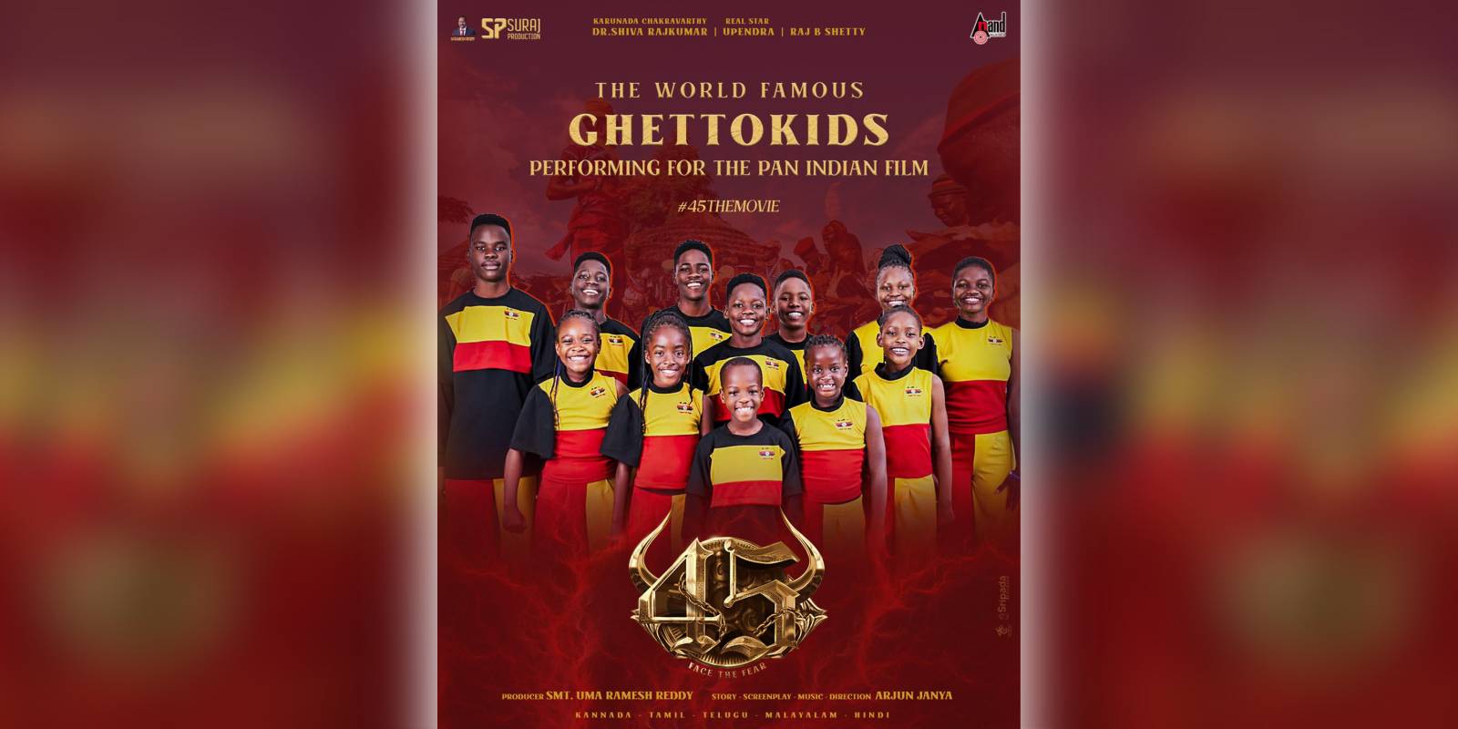 45 to collaborate with Uganda's Ghetto Kids.