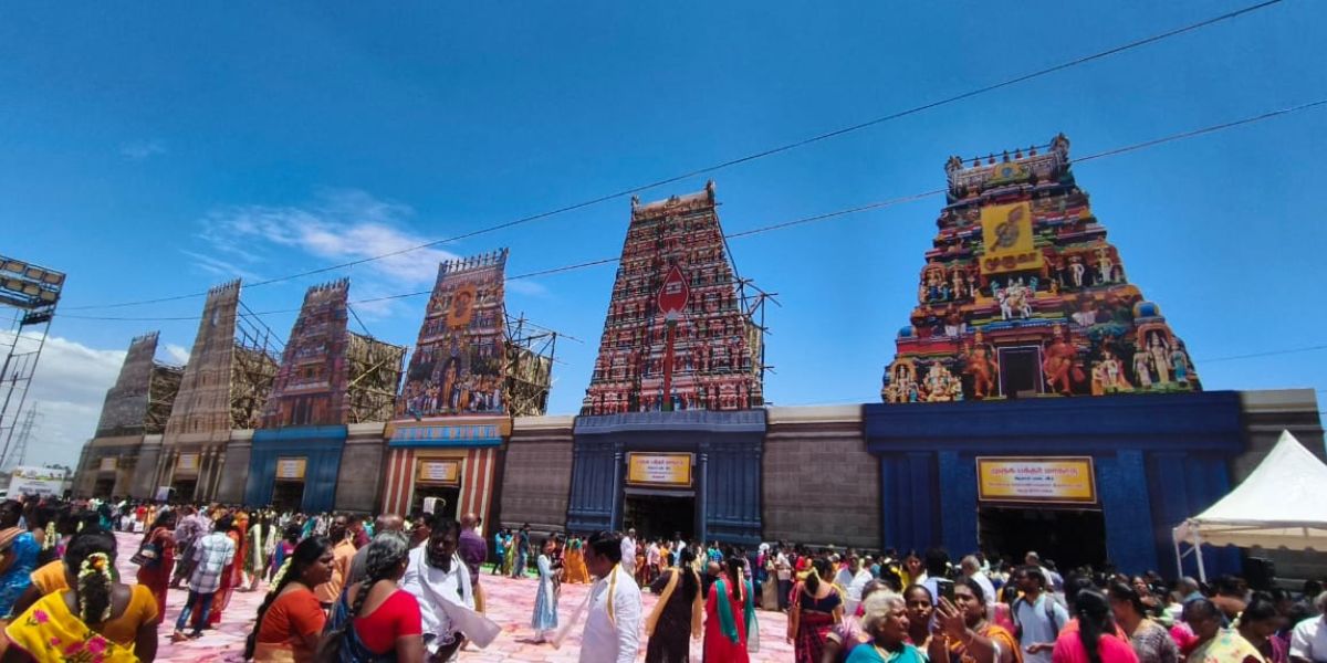 An image from Murugan Devotees' Conference held in Madurai.