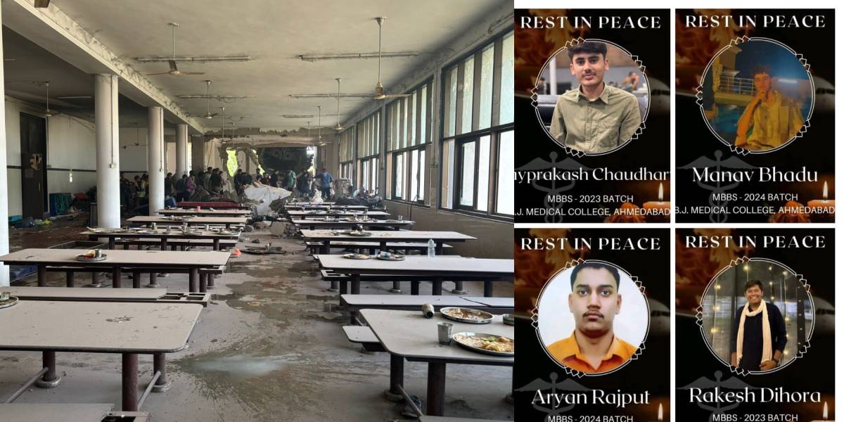 Ahmedabad plane crash BJ Medical college