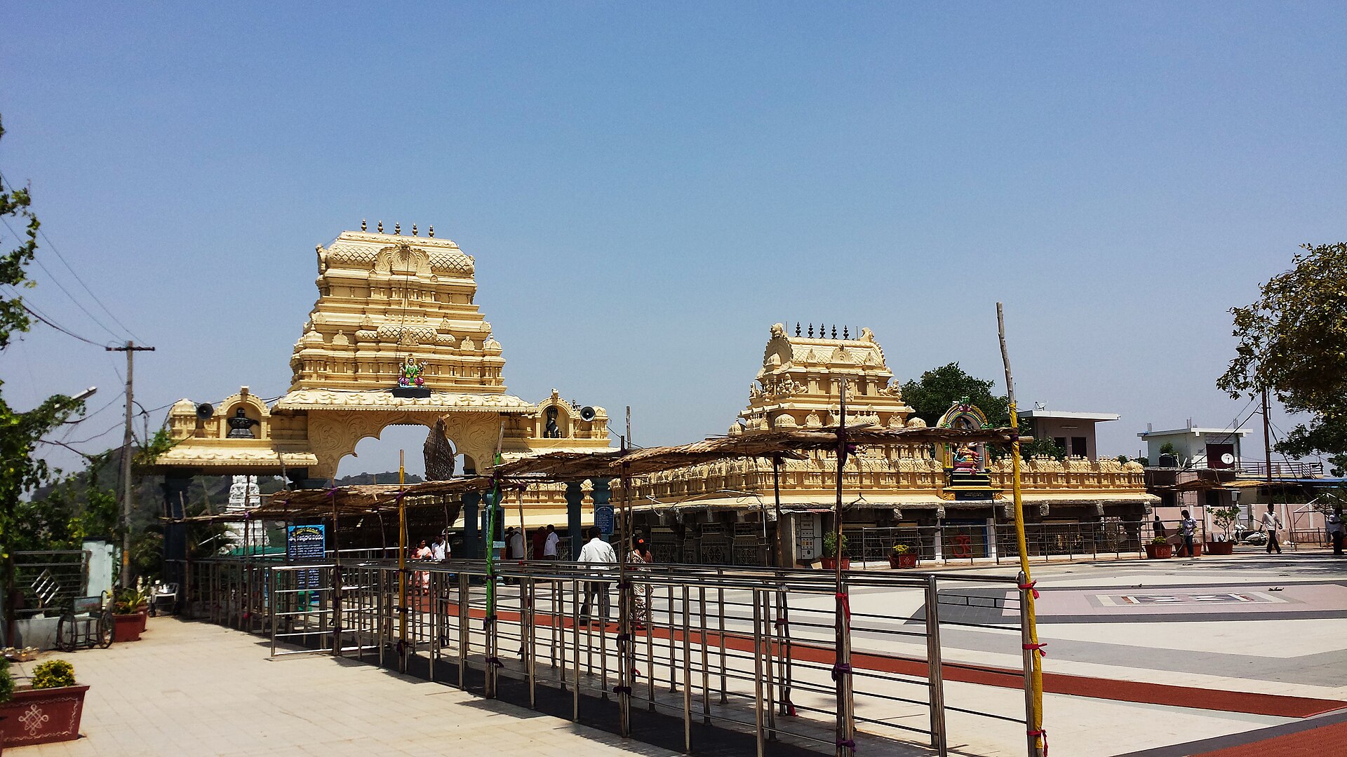 The decision to introduce Bangaru Bonalu at the Bhadrakali Temple, stirred a controversy when rumours spread that animal sacrifices, specifically of goats, were planned. (Warangalite/Creative Commons)