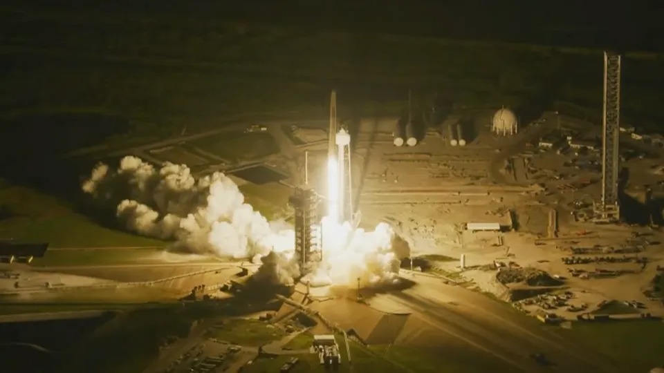 The mission lifts off from Launch Complex 39A at NASA’s Kennedy Space Center.