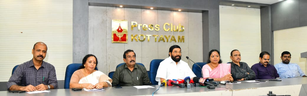 Kerala Ministers during a press conference.