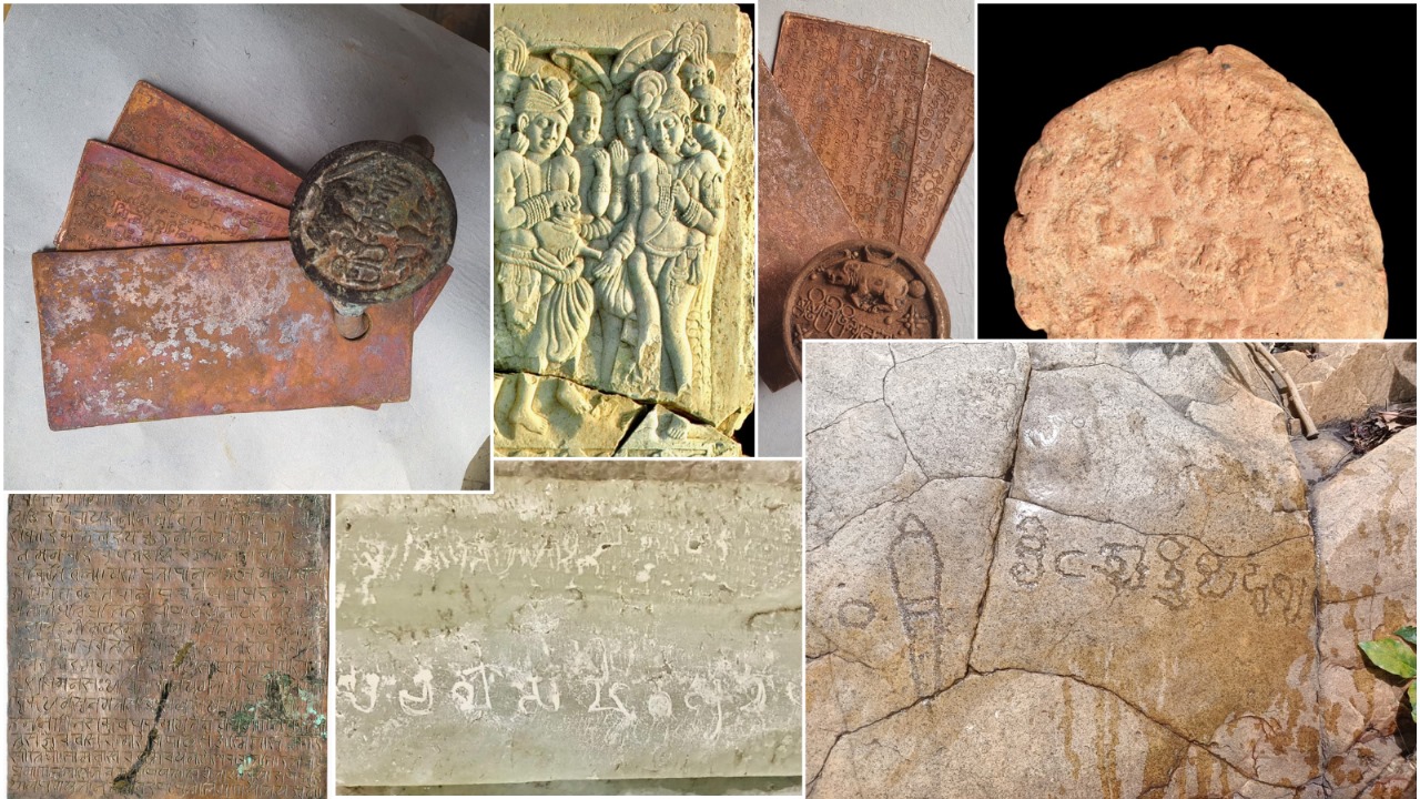 the inscriptions date from the 2nd century CE to the late Vijayanagara period.