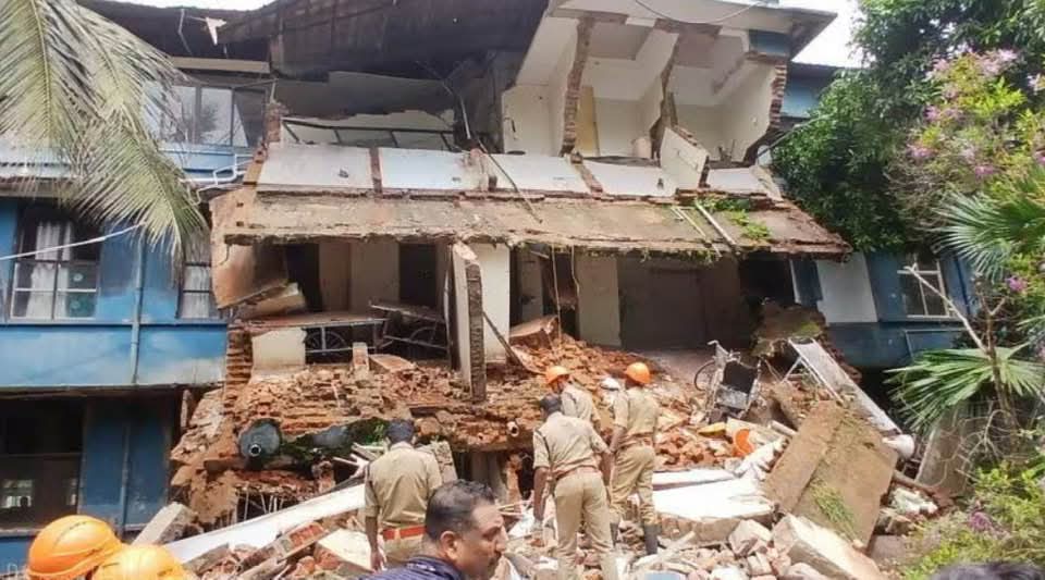 A portion of the building collapsed at 10.45 am on 3 July.