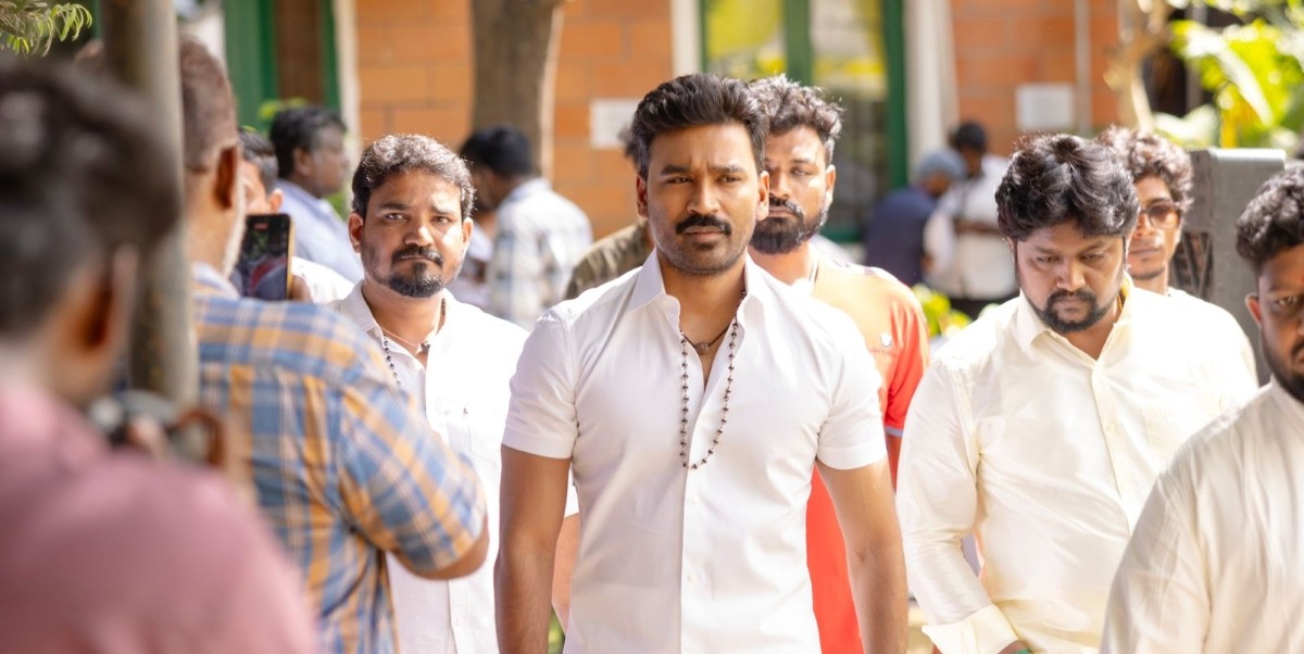 Dhanush on the sets of D54