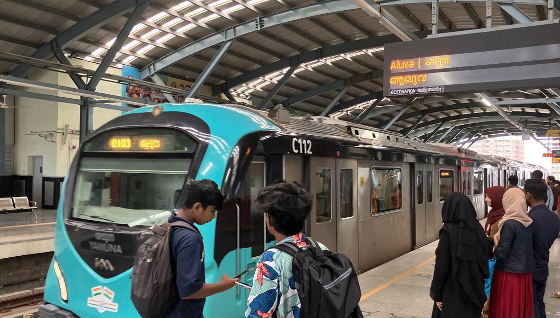 Kochi Metro ridership.