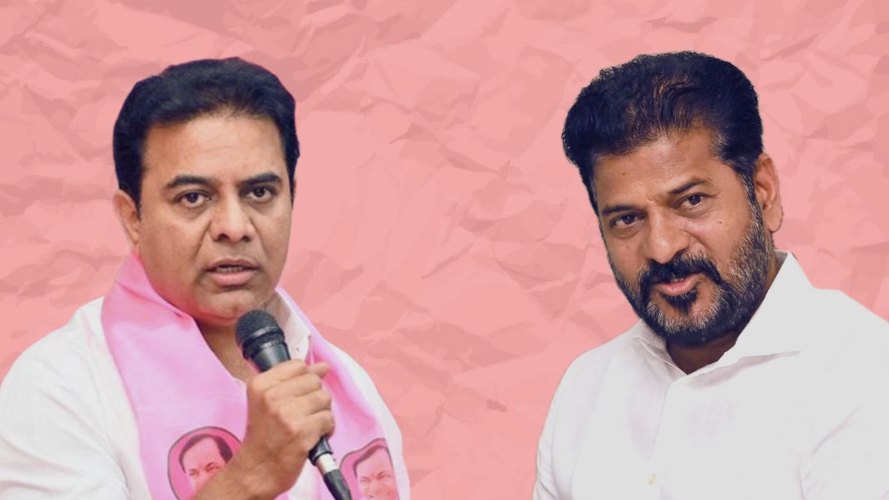 Revanth Reddy and KT Rama Rao