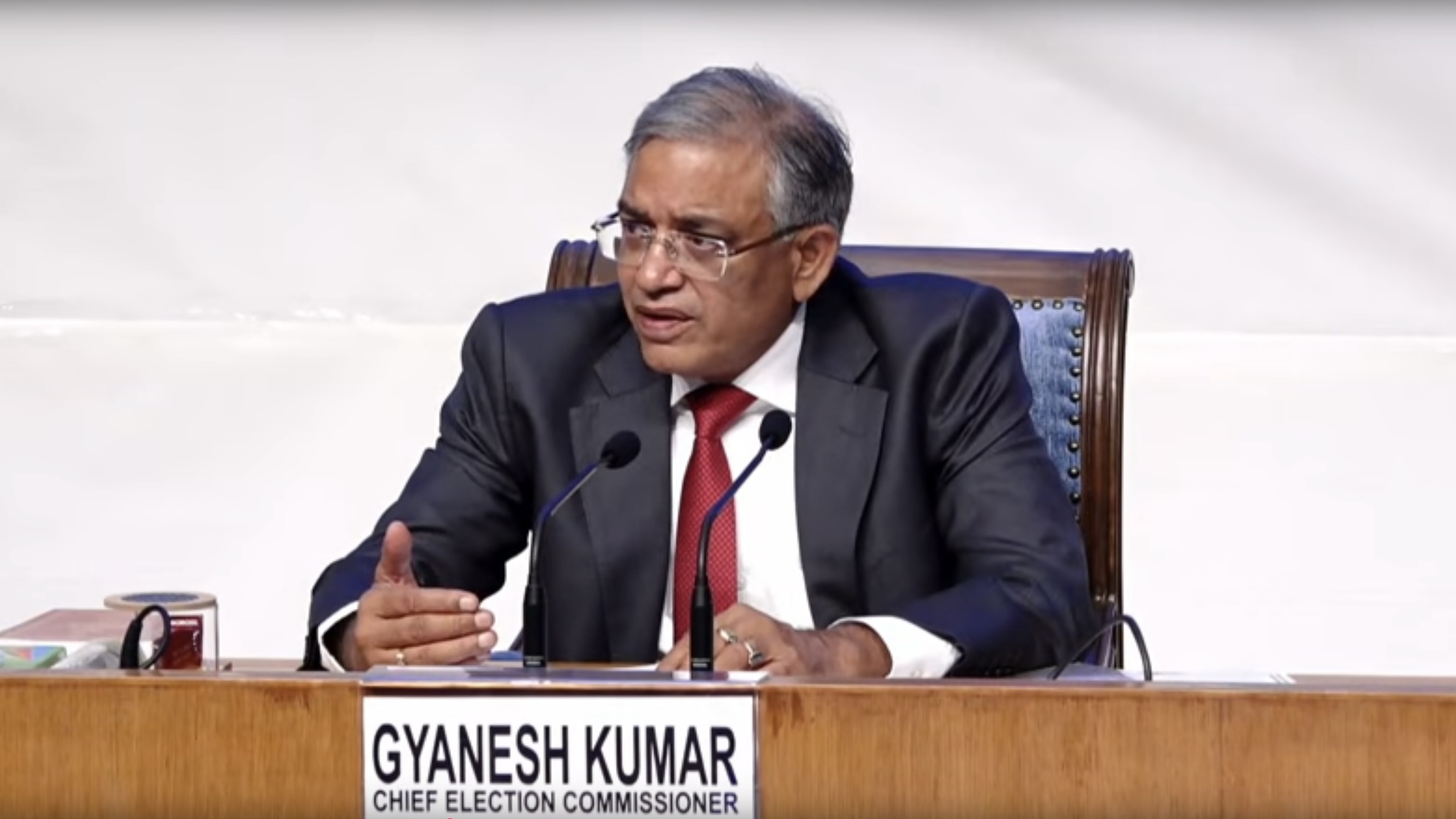 Chief Election Commissioner Gyanesh Kumar.