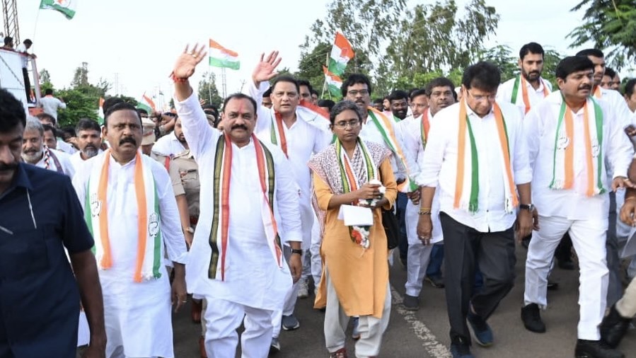A rare initiative, a quiet move: What Meenakshi Natarajan’s padayatra means for Congress in Telangana