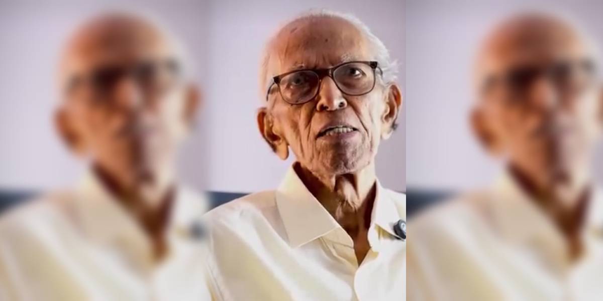 Prof MK Sanu (27 October 1928 - 2 August 2025)