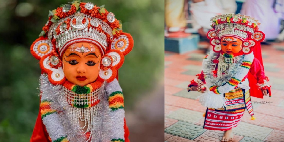 This is the wonder of Aadi Vedan Theyyam in Malabar, where, in the heart of the monsoon, children transform into living deities.