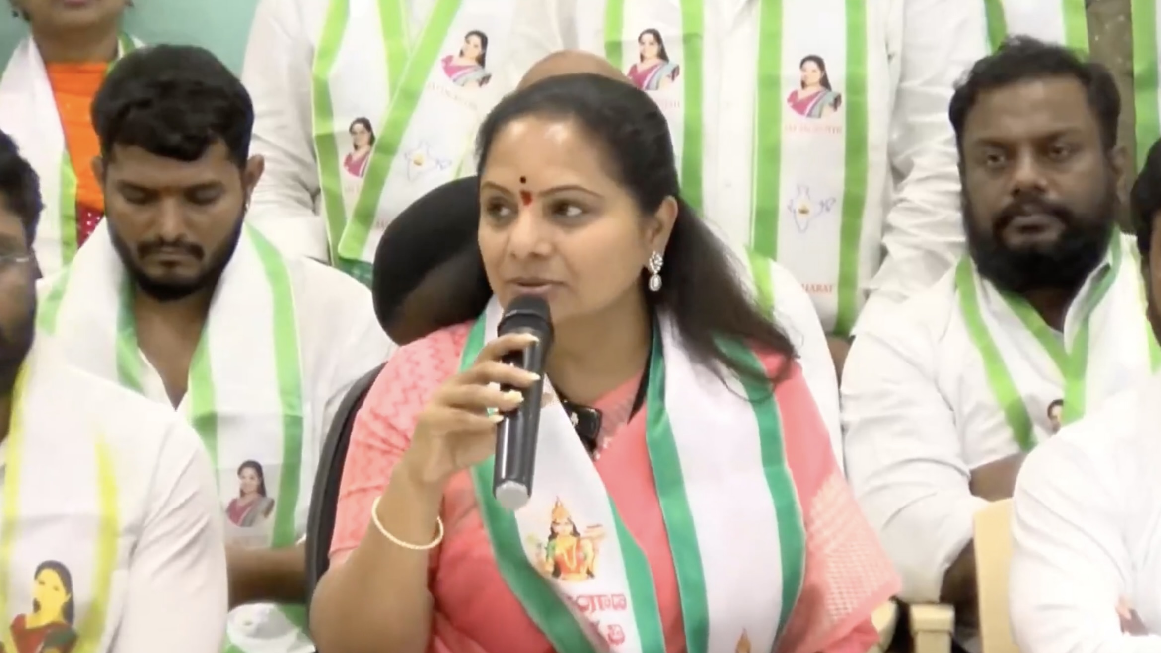 Kavitha has been meeting activists of the Telangana movement and progressive thinkers
