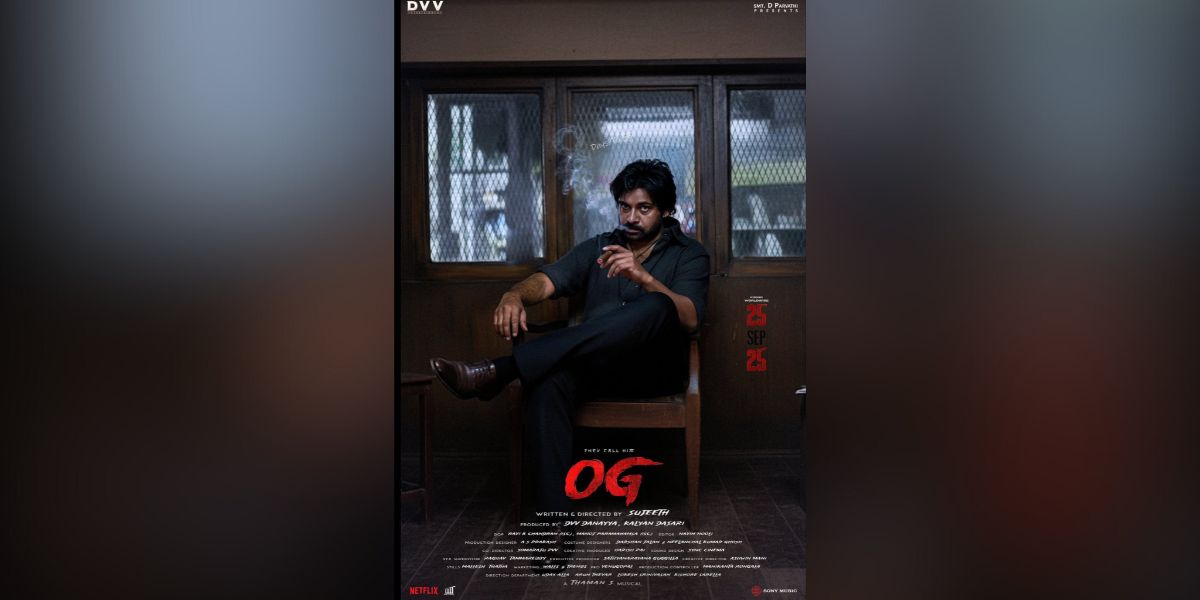 A poster of Pawan Kalyan's OG.
