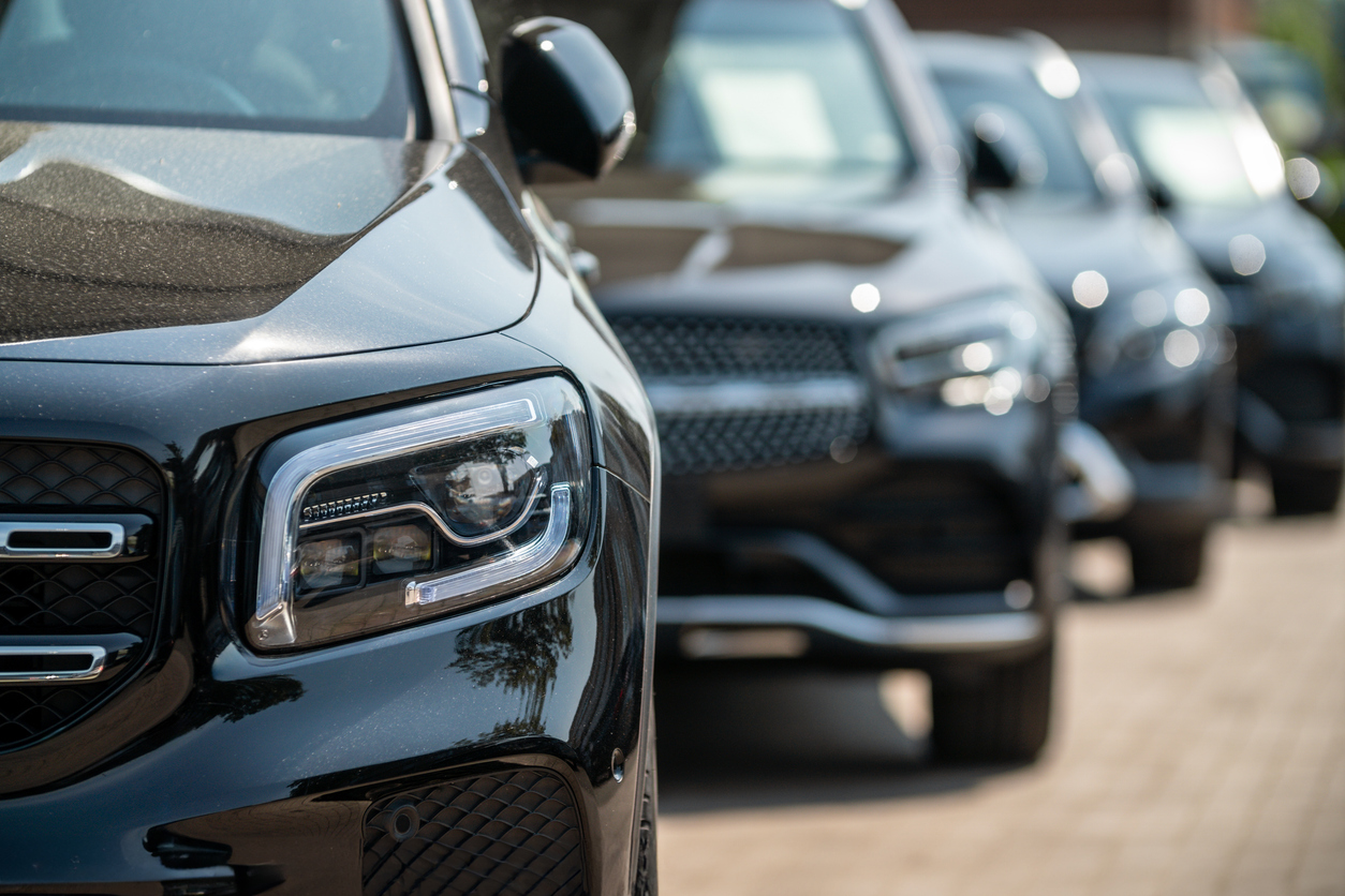Illegally imported vehicles.