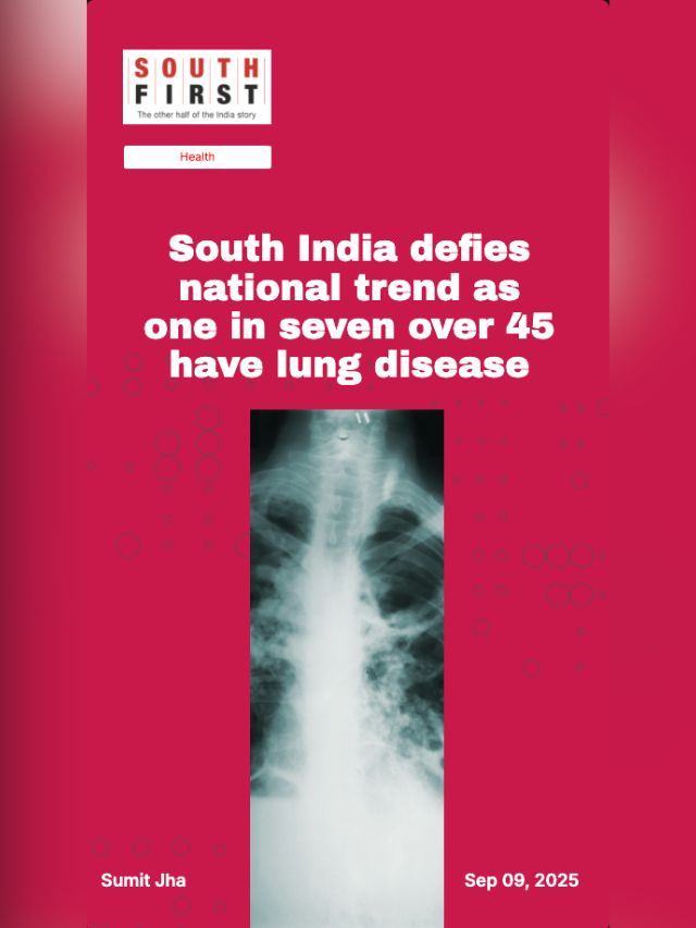 South India defies national trend as one in seven over 45 have lung disease