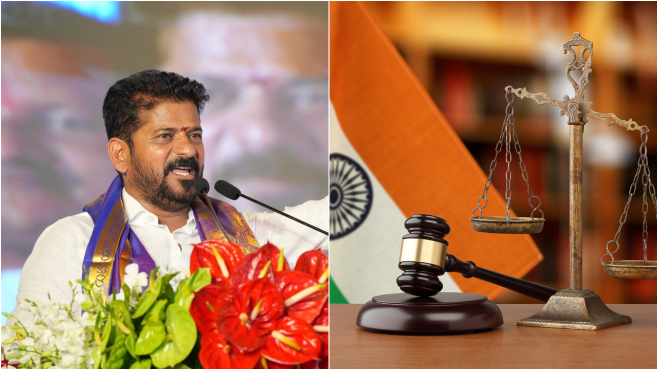 Telangana Chief Minister Revanth Reddy. Credit: x.com/revanth_anumula, iStock