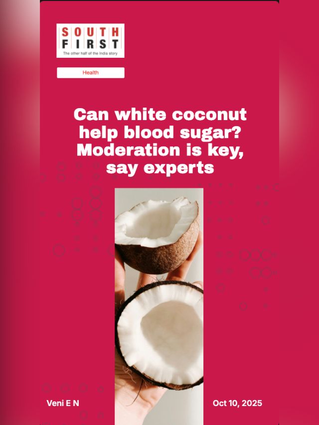Can white coconut help blood sugar? Moderation is key, say experts