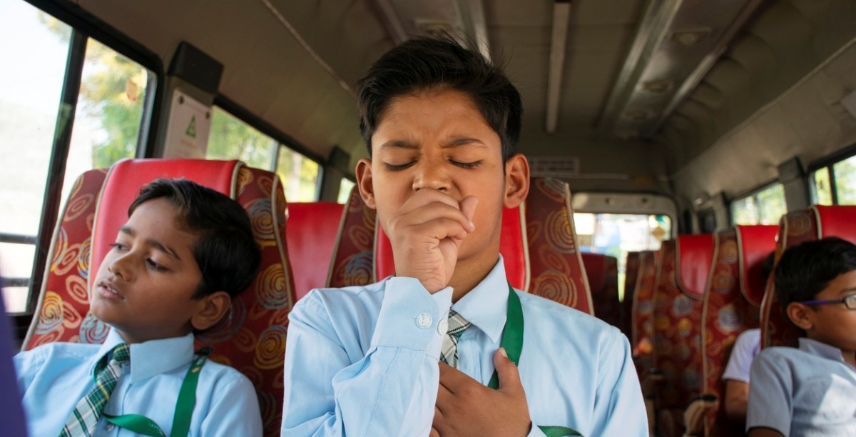 Child coughing