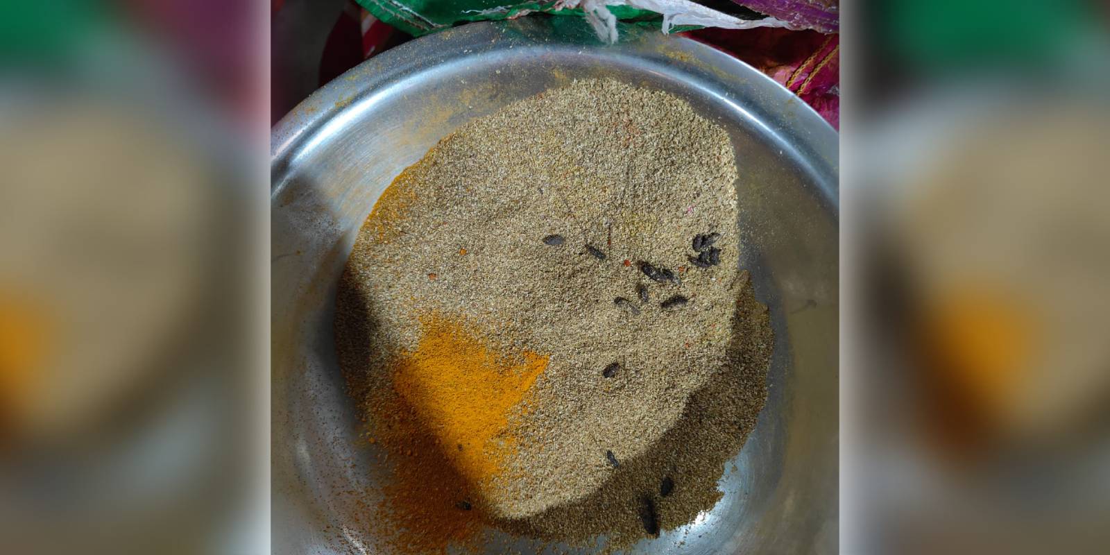 Rat faeces found in black pepper powder