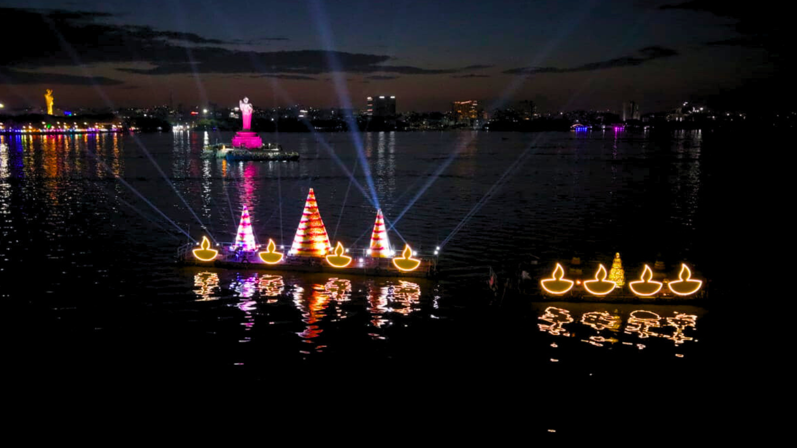 Tank Bund comes alive with Bathukamma celebrations in Hyderabad