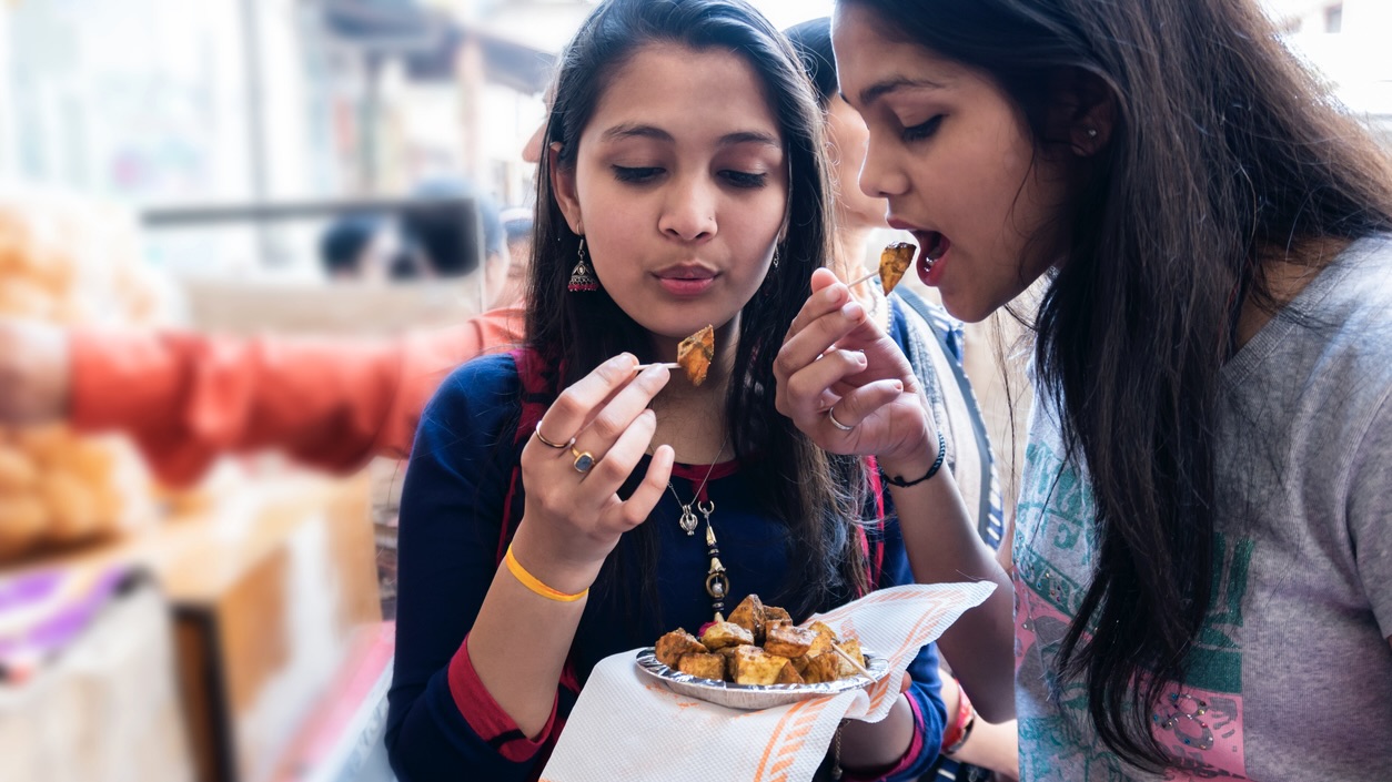 More than half the adolescents, 51 percent, said taste determined what they bought outside home.