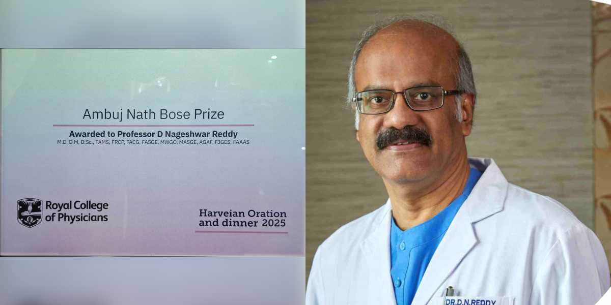 Dr D Nageshwar Reddy conferred Ambuj Nath Award