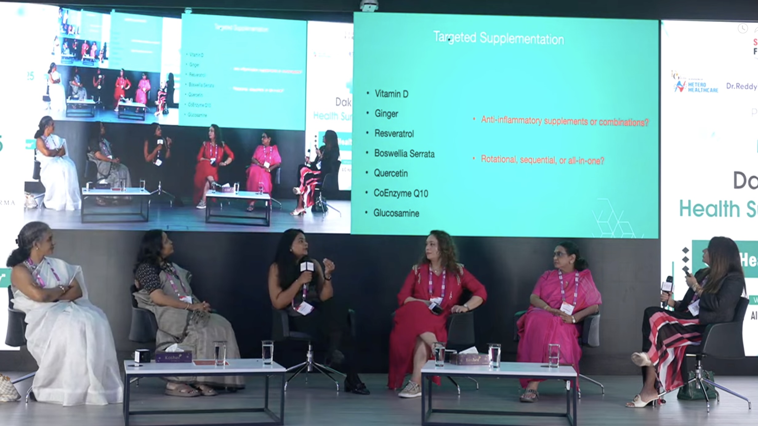 The panel featured six specialists spanning dermatology, endocrinology, and clinical nutrition.