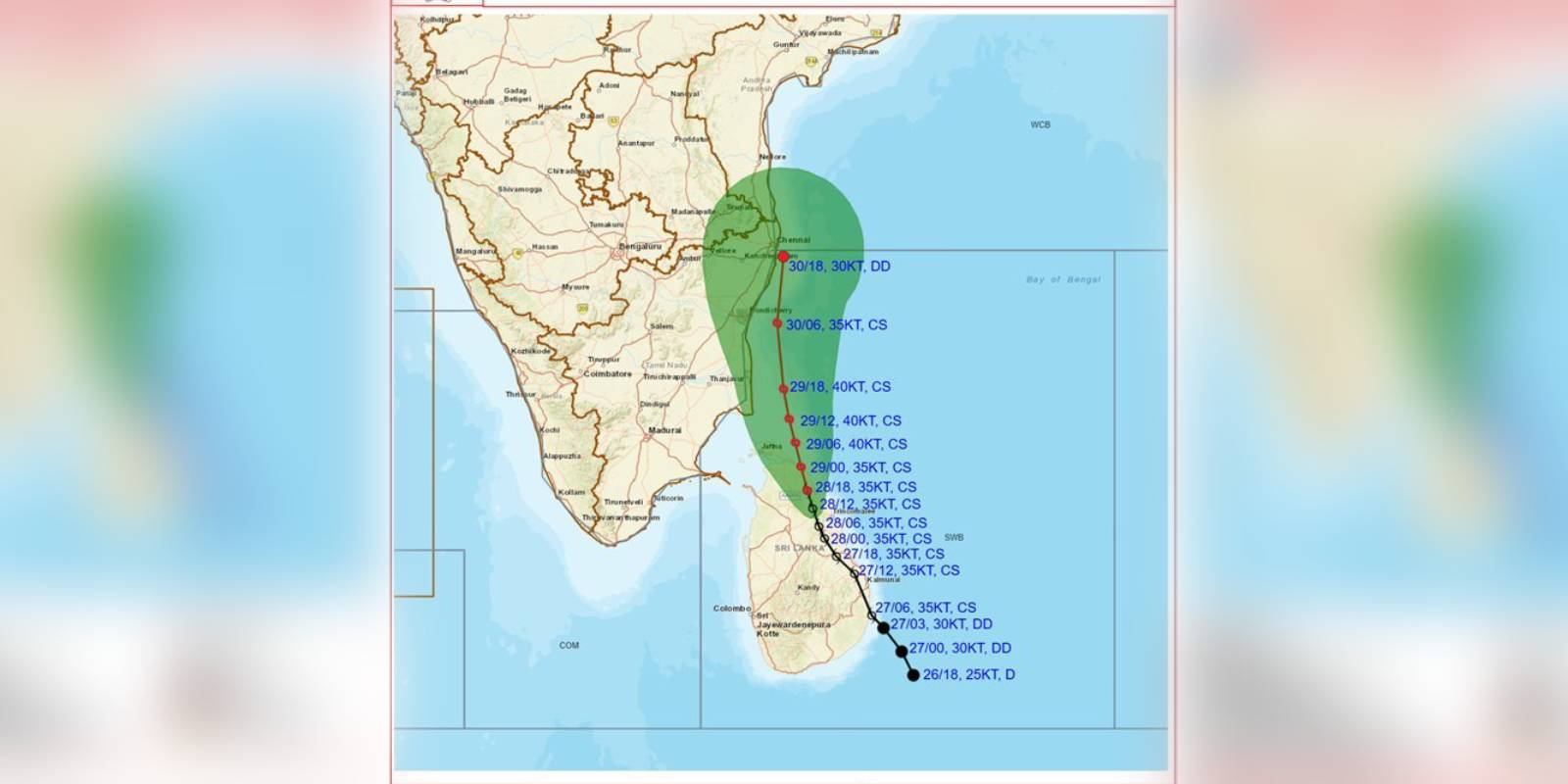 Cyclone Ditwah