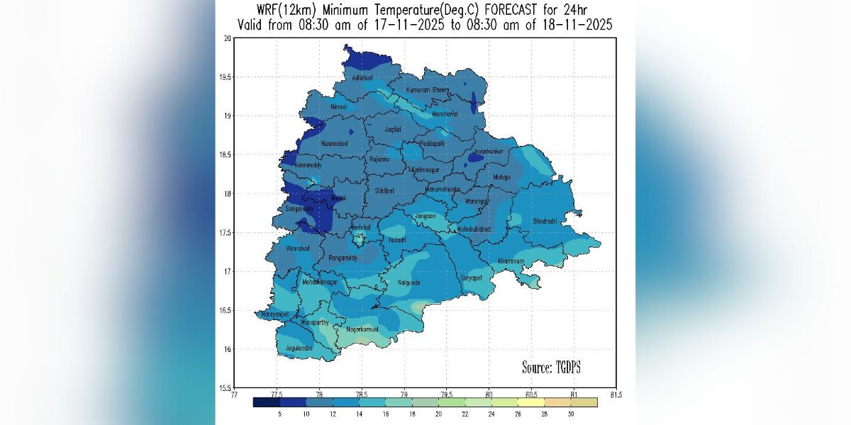 Forecast by Telangana Development Planning Society.