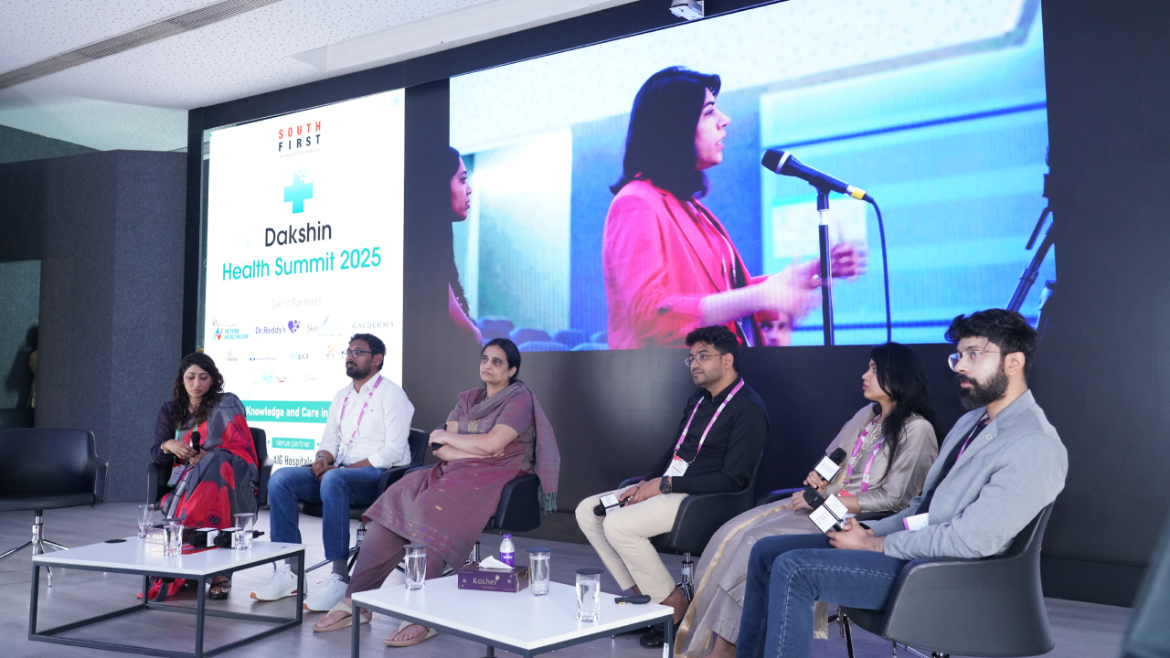 Discussion on 'Social Media and Skin & Hair Health' at the second edition of South First's Dakshin Health Summit