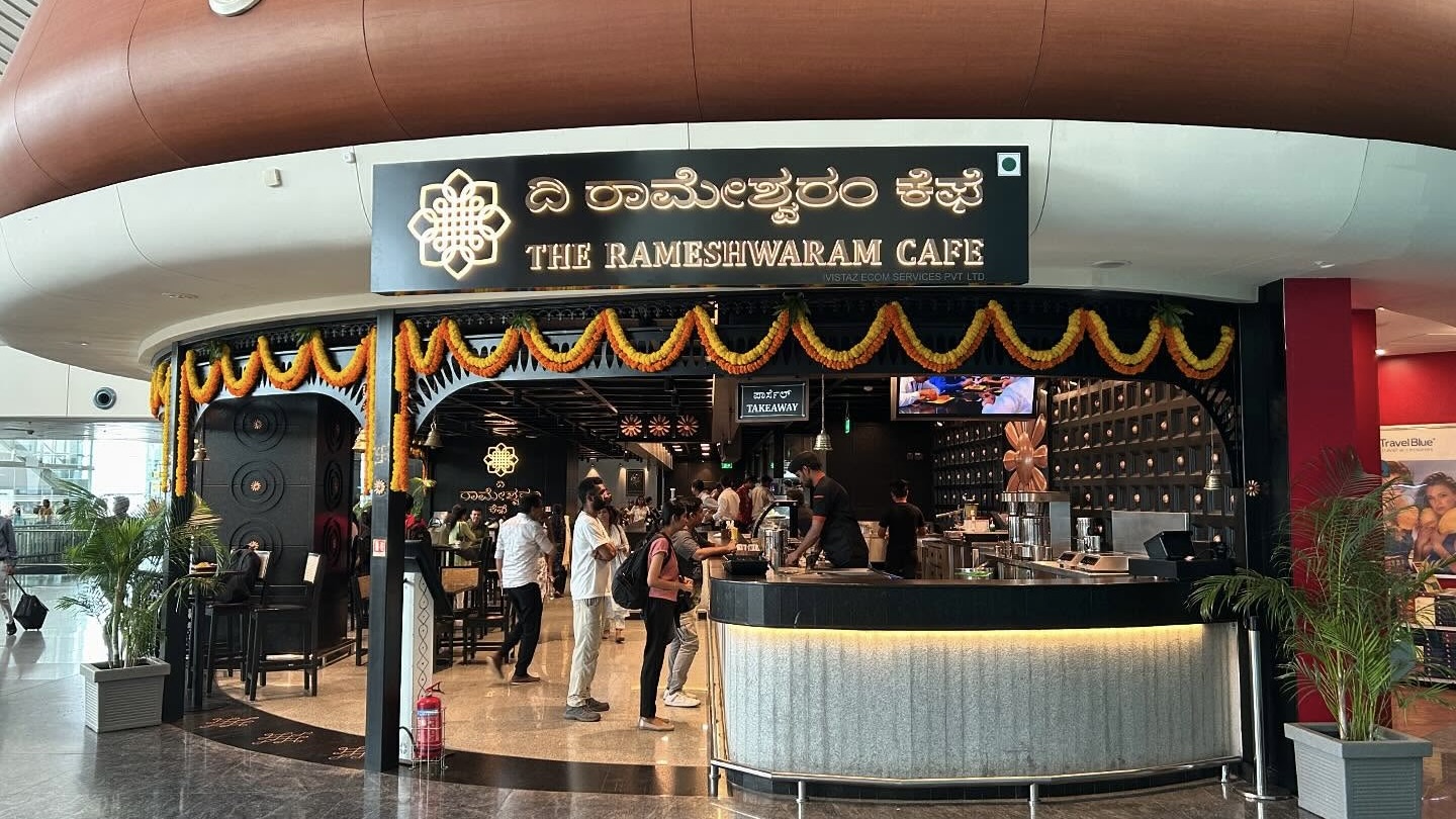 The Rameshwaram Cafe outlet at BIAL.