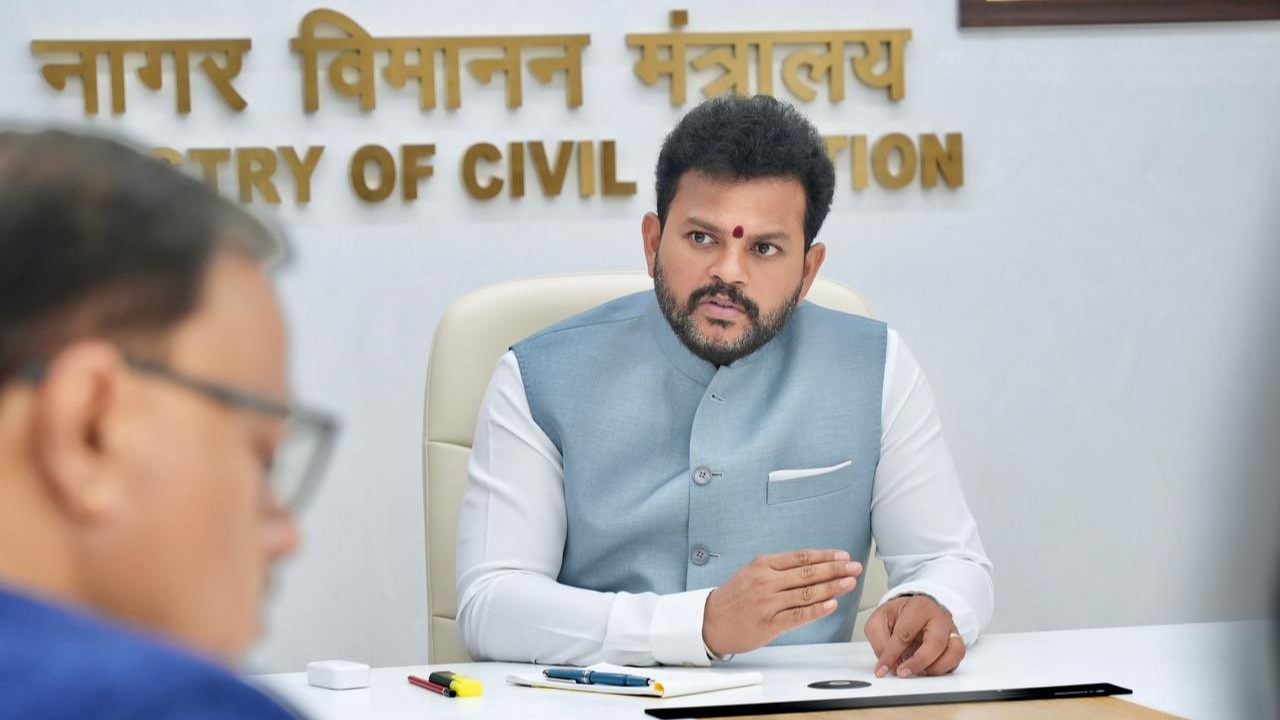 Union Civil Aviation Minister Kinjarapu Ram Mohan Naidu. Credit: x.com/RamMNK