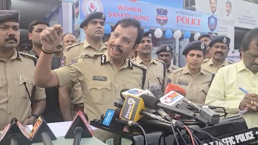 Hyderabad Police Commissioner VC Sajjanar.