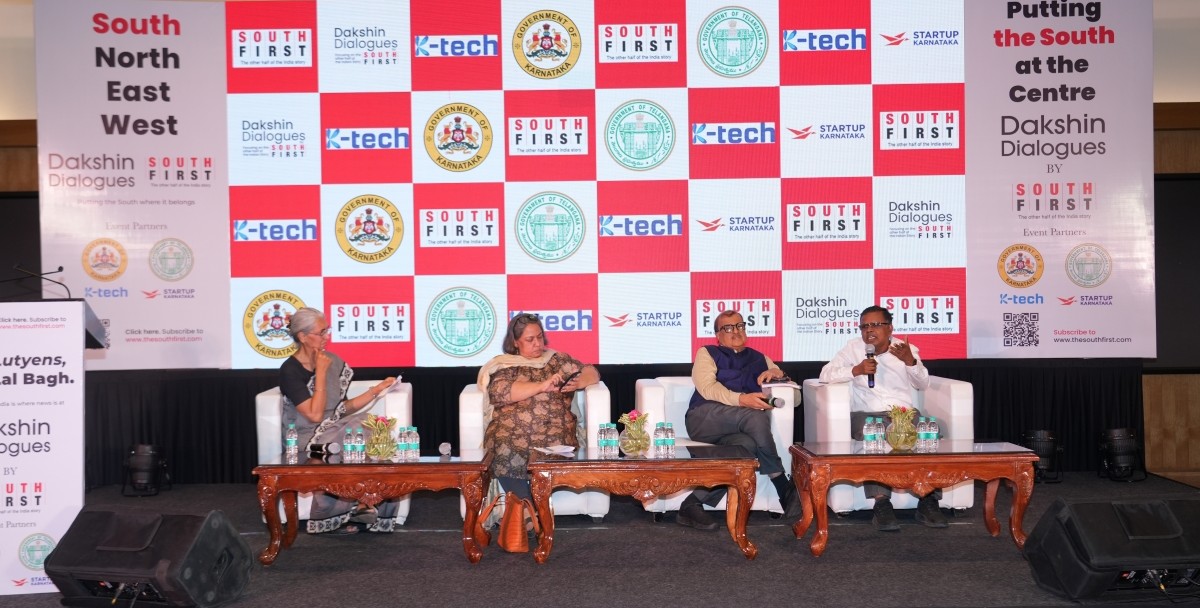 Panelists at a discussion on "South: The Growth Engine of India and its Challenges."