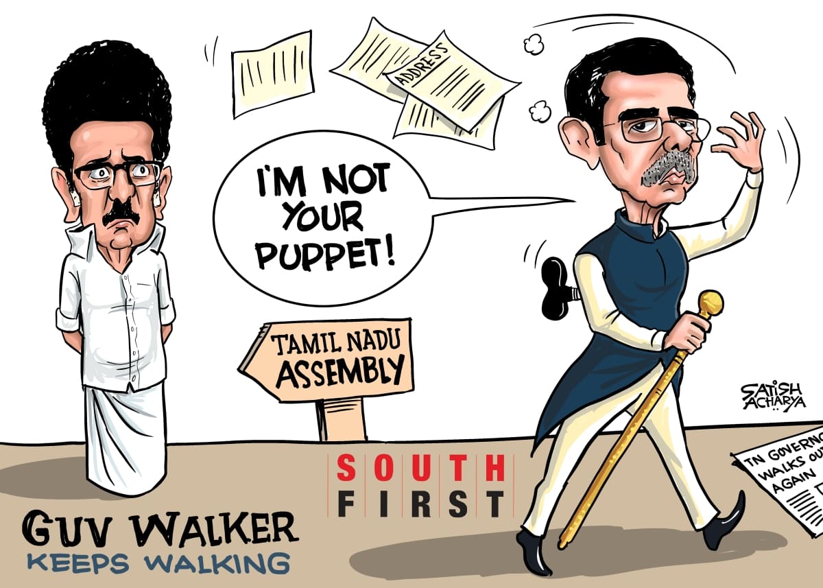 Tamil Nadu Governor walks out of assembly, again